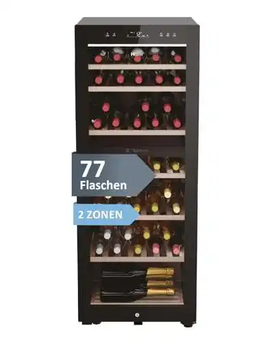 Weinkühlschrank mit 2 Zonen von Haier, Serie 7 für optimale Weinlagerung