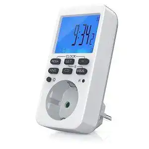 Zeitschaltuhr csl computer digital mit lcd display beleuchtet