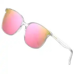Attcl sonnenbrille attcl damen rund verspiegelt tr90