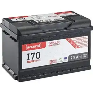 Autobatterie 70ah accurat efb batterie i70 12v 70ah 720a