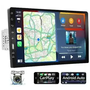 Autoradio apple carplay podofo 1 din bluetooth autoradio