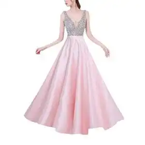 Ballkleid minetom damen festlich hochzeit kleider glaenzend