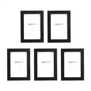 Bilderrahmen amazon basics rechteckig fotorahmen 5 stueck