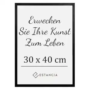 Bilderrahmen estancia schwarzer holz 30x40 cm