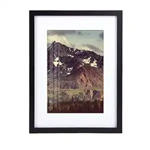 Bilderrahmen joyshare 30x40cm passepartout mdf holzrahmen