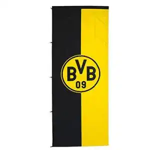 Bvb fahne borussia dortmund bvb hissfahne im hochformat