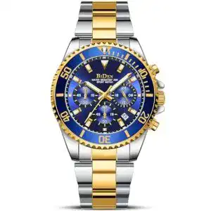 Chronograph biden herren analog japanisches quarzwerk uhr