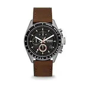 Chronograph fossil decker herrenuhr quarz uhrenwerk