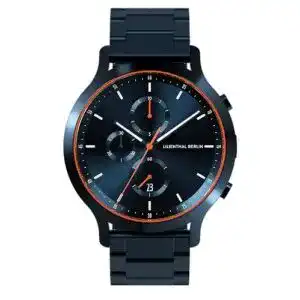 Chronograph lilienthal berlin blue orange iv in dunkelblau 1