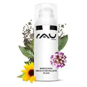 Dekollete pflege rau cosmetics bakuchiol neck decollete fluid