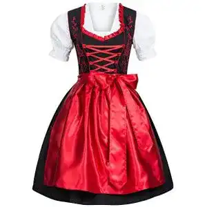 Dirndl damen gaudi leathers sw2580filirt damen dirndl