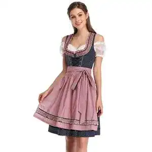 Dirndl damen kojooin trachtenkleid damen dirndl kurz
