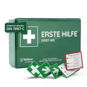 Erste hilfe koffer flexeo verbandkasten c din 131572021