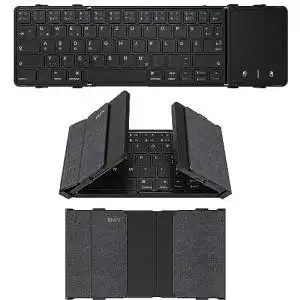Faltbare tastatur echaar bluetooth tastatur faltbar mit touchpad