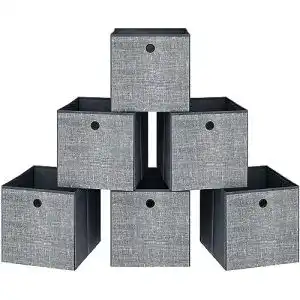 Faltbox hzuaneri aufbewahrungswuerfel 30 x 30 x 30 cm faltbar