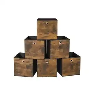Faltbox songmics aufbewahrungsbox 6er set ordnungsboxen