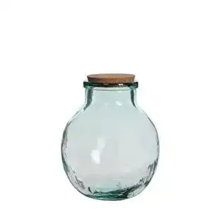 Flaschengarten mica olly vase glas kork transparent