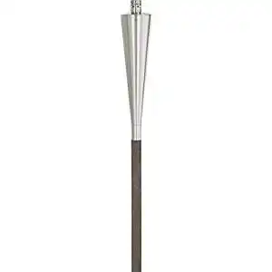 Gartenfackel blomus orchos aus hartholz edelstahl 300 ml