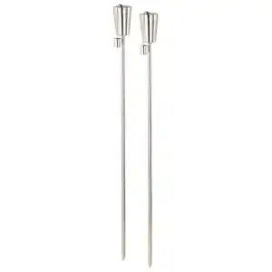 Gartenfackel carlo milano fackeln garten edelstahl amor 2er set