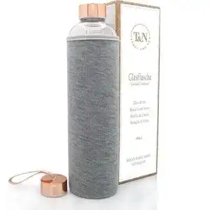 Glas trinkflasche 1l tn glasflasche 1 liter 750ml 500ml