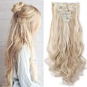 Haartressen elailite clip in extensions wie echthaar