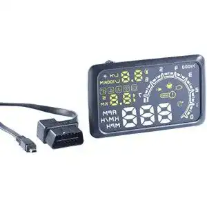 Head up display lescars obd display hud 55c f obd2 anschluss