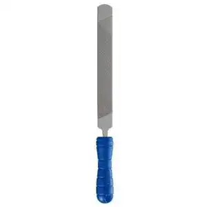 Hufraspel dick turf mit griff laenge 300x40x5 mm blauer griff