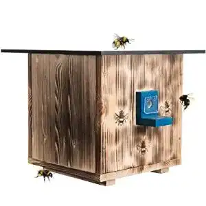 Hummelhaus woid herz premium h3 gebrannt hummelkasten