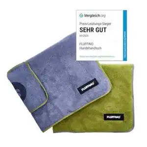 Hundehandtuch fluffino 2er set groesse m l 120x70cm