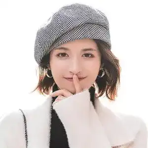 Hut damen wanyig winter barett cap damen koreanisch