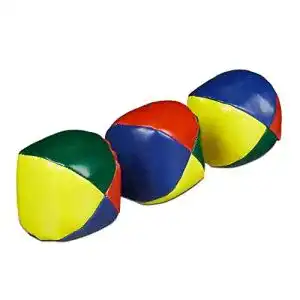 Jonglierbaelle relaxdays 3er set profis anfaenger juggling balls