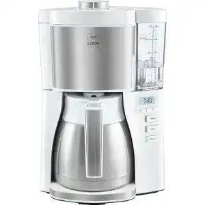 Kaffeemaschine weiss melitta look therm timer