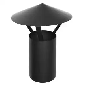 Kaminhaube raik ofenrohr rauchrohr stutzen 150 mm