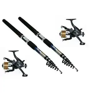 Karpfenruten g8ds karpfen zander hecht angelset 2 x angelrute