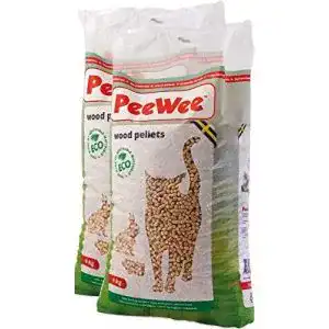 Katzenstreu pellets peewee 28 l 18 kg holzstreu katzenstreu