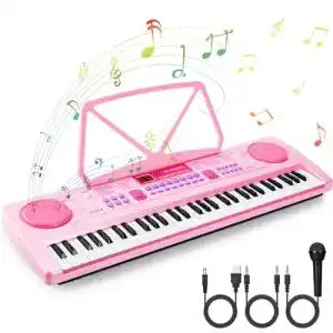 Keyboard mit leuchttasten renfox klaviertastatur 61 leuchttasten