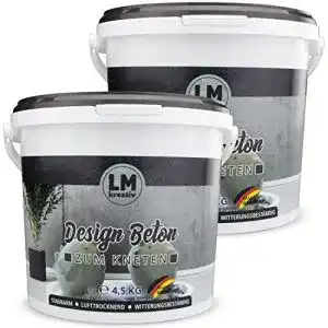 Knetbeton lm kreativ beton 9 kg knet design kreativbeton