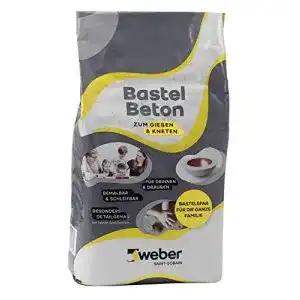 Knetbeton weber bastelbeton 5 kg zum giessen kneten