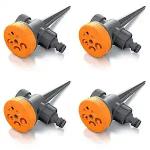 Kreisregner brandson rasensprenger 4er set 5 fach rasensprinkler