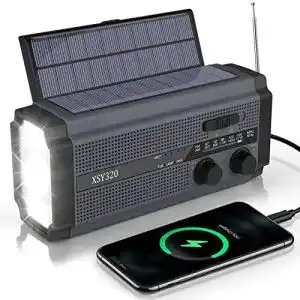 Kurbellampe gindoly solar radio tragbar kurbelradio dynamo