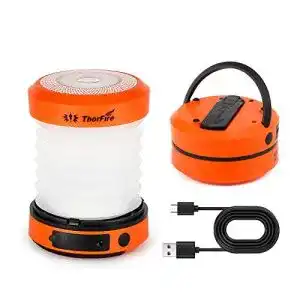 Kurbellampe thorfire led camping laterne handkurbel usb