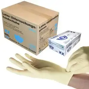 Latexhandschuhe sfm biolimes latex xs s m l xl weiss