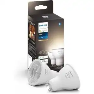 Led lampen philips hue white gu10 led spot 2er pack 400lm