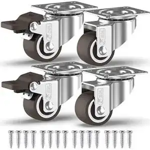 Lenkrollen gbl 4 25 mm 50 mm mit schrauben schwerlastrollen