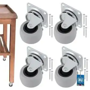 Lenkrollen kotarbau 4er set moebelrollen o 40 mm rollen