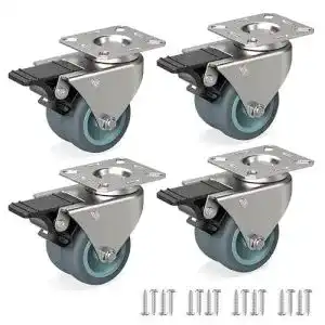 Lenkrollen ravn haman 4er set moebelrollen 50 mm