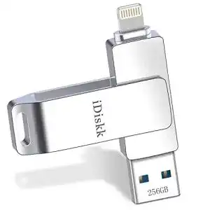 Lightning usb stick idiskk 256 gb mfi zertifizierter fotostick