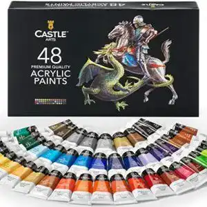 Modellbaufarben castle art supplies 48 x 22ml acrylfarben set