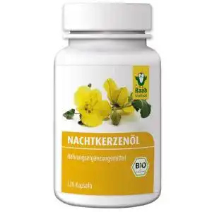 Nachtkerzenoel kapseln raab vitalfood bio 120 stueck