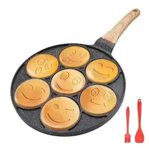 Pancake pfanne bobikuke smiley pancake pfanne antihaft